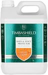 Timbashield - Shed & Fence Protector - Spiced Cedar - 5L - One Coat System - Water Based Wood Stain - Nourishes & Protects - Enhances & Brightens - Ideal for Sawn Wood