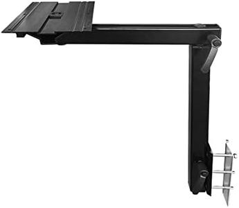 Lumclaw Aluminum Alloy Movable Table Leg 360° Rotation Adjustment Height Disassembly Suitable for Camping RV (Black)