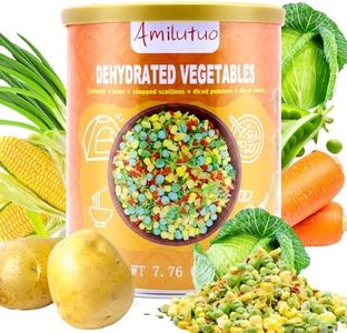 Dried Ramen Toppings, 220G/7.76OZ Dehydrated Vegetables, Natural Freeze Dried Vegetables, Carrots, Cabbage, Onions, Potatoes, Corn, Peas for Noodles, Pizza, Rice