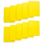 Brybelly Lot of 10 Poker Size Cut Cards (Yellow)