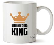 Hippowarehouse Bouldering King Printed Mug Cup Ceramic 10oz