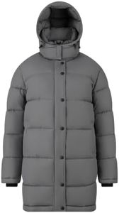 Orolay CHIIONE Women's Winter Puffer Jacket Hooded Quilted Long Winter Coat
