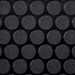 G-Floor Small Coin Pattern Vinyl Garage Flooring Mat (7'6" x 17', Midnight Black Color) - Versatile Protector Saves Your Floor from Spills and Dents