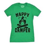 Womens Happy Camper Shirt Funny Cam