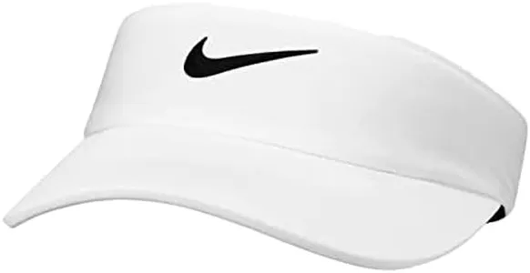 Nike Dri-FIT AeroBill Women's Visor, White, Medium-Large