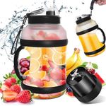 Handzee Portable Blender, 64oz / 2L Large Capacity Rechargeable, Personal Protein Cup for Shakes & Smoothies, 6pcs Big Blades, BPA-Free, Outdoor Travel Family and Sports Bottles Gift