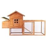 ECOLINEAR 80" Chicken Coop for 2-4 