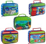 Stephen Joseph Personalised Lunch Boxes | Personalised Insulated Lunch Bags for Boys | Kids Lunch Bags (Shark)