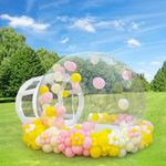 Inflatable Bubble Balloon House, 10ft Bubble House Dome Inflatable for Kids with Pump and UL Blower, Bubble Tent for Toddlers Party Balloons Clear for Home Party, Event Exhibition, Malls, Parks