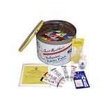 Aunt Martha's Full Stocked Ballpoint Paint Color Caddie, Fully Loaded with 34 Paints and Accessories.