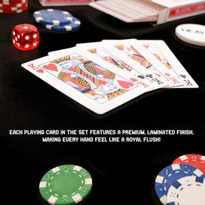 M.Y Texas Hold'em Poker Set – 300 Piece Casino Chip Set