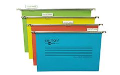 Eastlight Premium Suspension Files [ Pack 25 ], Foolscap, Filing Cabinet. with Tabs and Inserts. 100% Recycled Manilla. Made in The UK, Please Check Size Required**