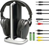 Retekess TA007 Wireless Headphones for TV Watching,TV Headphones Wireless for Television,No Audio Delay,100ft Range,High Volume Headset Ideal for Seniors (Pack of 1)
