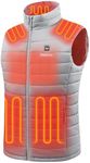 Venustas Men's Heated Vest with Battery, Up to 20 Hours of Warmth, Winter Quilted Vest for Outdoor