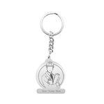 SAVRI Personalized Stainless Steel Engineer Symbol Keychain with Your Name engraved on it | Best Gift for Engineer, Brother, Father, Boyfriend, Friend and Corporate Gifting & Promotions