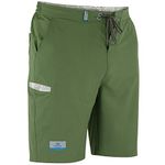 Mossy Oak Men’s Men's Quick Dry Fishing Board Shorts, Olive, XX-Large