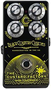 Laney Black Country Customs The Custard Factory Compressor Boutique Bass Effect Pedal, (BCC-TCF)