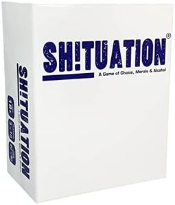 Shituation Fun Adult Drinking Game - Hilarious Party Games - Ideal For Funny Nights In With Friends, Dinner Parties, Students, Predrinks and Zoom parties.