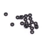 BodyJewelryOnline O-Ring Package of 20 Black Rubber Perfect for Tunnels Plugs and Tapers, Also for Any Piercing Retainer Eyebrow, Labret, Industrial, Cartilage, hypoallergenic and non-toxic