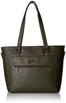 JuJuBe Unisex's Everyday Tote Vegan Leather Travel Diaper Bag, Ever Collection-Olive, Large