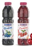 Manama Blueberry and Cranberry Fruit Crush for Desserts, 750ML Each, Pack of 2