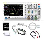 bibox labs Digital Oscilloscope 2 in 1 with DDS Signal Generator, 2 Channels 100Mhz Bandwidth 1GSa/s Sampling Rate Built-in 1GB Storage Space (FNIRSI 1014D)