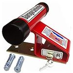 Garage Door Security with the British Made Garage Defender & Padlock Sold Secure Protect Your Assets Red Powder Coated Finish …