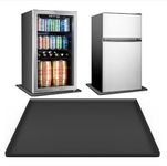 Benustra Fridge Mat, 23” x 23” x 0.8” Beverage Fridge Drip Silicone Mat with Raised Edges, Under Dishwasher Leak Pan Tray, Under Sink Mat Waterproof for Kitchen Washing Machines Dryer Wine Cabinet