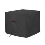 Porch Shield 600D Waterproof Air Conditioner Covers for Outside Units Square AC Cover Black - 36 x 36 x 42 inch