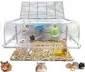 Large 2-Tiers Acrylic Clear Hamster