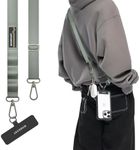 MAGEASY Universal Cell Phone Lanyard Crossbody - Anti-Theft Crossbody Phone Strap for iPhone 16 Pro Max & Most Smartphones, for Men & Women | 20mm (Misty Blue)