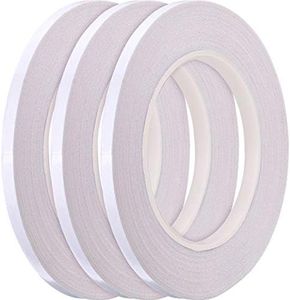 Hotop 1/4 Inch Quilting Sewing Tape Wash Away Tape, Each 22 Yard (3 Rolls)