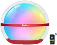 OLIGHT Sphere Smart Night Light, 75 lumens Stepless Dimming Table Lamp, Magnetic Rechargeable RGB Ball Light for Sleeping, Reading, Relaxation, and Decorations (Christmas Snowflake)