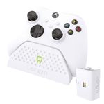 Venom Charging Dock with Rechargeable Battery Pack - White (Xbox Series X & S/Xbox One)