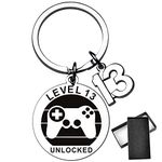 Shoppawhile 13th Birthday Gifts for Girls Boys Presents for 13 Year Old Keyring Gamer Gifts 13th Birthday Gifts