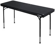 ODYSSEY CTBC2060 Carpeted Folding Dj Table with Adjustable Leg System