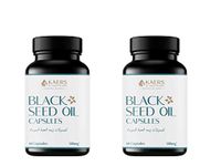 Kaers by Healthcrew Kalonji Black Seed Oil Capsules | Immunity Support with Maximum Thymoquinine | WHO GMP Certified | Suitable for Men and Women | 500mg - 60 Veg Capsules | (Pack of 2)