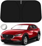 Bestview Windshield Sunshade Compatible with 2019-2024 Mazda CX-30 CX30 Accessories, Front Window Sunshade Sun Visor Protector Block UV Rays Heat, Foldable 2 Layers 210T Material