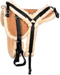 HILASON Western Horse Suede Leather Bareback Pad | Breast Collar and Girth | Western Saddle Pads | Baretek Bareback Riding Pad | Baretek Bareback Pad for Horses | Baretek Bareback Pad