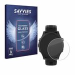 Savvies Armoured Glass compatible with Garmin Forerunner 935 (3 Pack) Tempered Glass Screen Protector [Shockproof, 9H Ultra Hard]