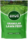 Envii Granular Lawn Feed Fertiliser, Organic Slow Release Lawn Feed for Greener, Healthier Grass, Pet & Wildlife Safe, Non Scorch Formula, Feeds for Up to 3 Months 3kg