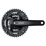 SHIMANO 9-Speed Mountain Bicycle Crankset - FC-M371-L (Black - 170MM, 48X36X26T W/CG)