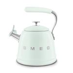 SMEG Retro Stovetop Whistling Kettle – 2.4Q (Pastel Green)