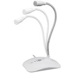 KLIM Talk - Tabletop USB Microphone for PC and Mac - Compatible with any Computer - Professional Desktop Microphone - High Definition Audio - NEW 2024 Version - white