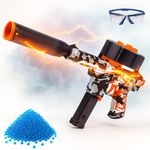 Aktion Toys TEC-9 Gel Blaster Gun – Fully Automatic Electric Gel Blaster Pistol with 20,000 Water Beads, Recoil Action & Epic Design – Durable, Powerful & Fun for Teens & Adults 14+