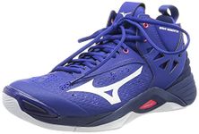 Mizuno Unisex Adults Momentum Mid Volleyball Shoe, Reflexbluec/White/2768c, 2.5 UK
