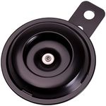 FARBIN 2.8" 12V 105dB Waterproof Motorcycle Horn Metal Disc Horn Loud Electric Moped Horn for Dirt Bike ATV UTV Polaris RZR Scooter Pocket Bikes (Black single horn)