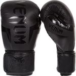 Venum US-VENUM-1392-10oz-Black Elite Boxing Gloves, Men's 10oz (Matte/Black)