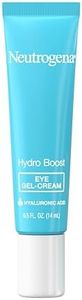 Neutrogena Hydro Boost Eye Cream, Under-Eye Moisturizer with Hyaluronic Acid, Fragrance Free and Non-Comedogenic, 0.5 Oz