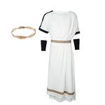 Mens Greek Gods Toga Ancient Roman Senator Robe Caesar Costume (X-Large)